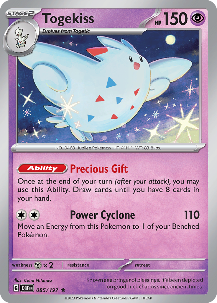 Togekiss (085/197) [Scarlet & Violet: Obsidian Flames] | Eastridge Sports Cards & Games