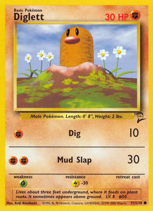 Diglett (71/130) [Base Set 2] | Eastridge Sports Cards & Games