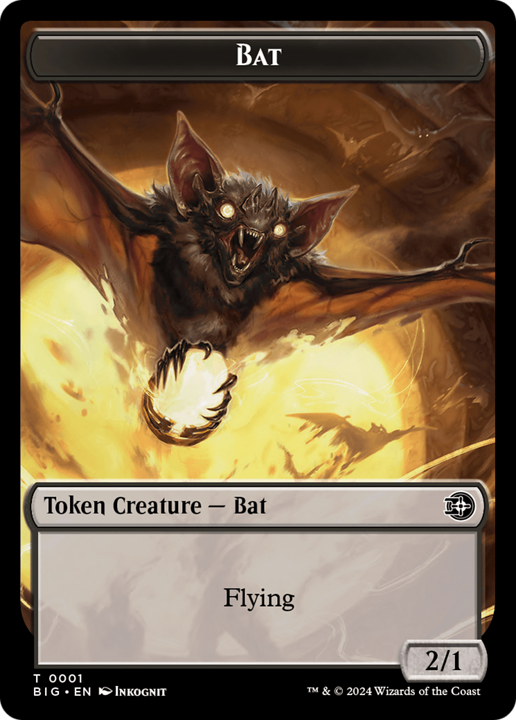 Bat Token [Outlaws of Thunder Junction: The Big Score Tokens] | Eastridge Sports Cards & Games