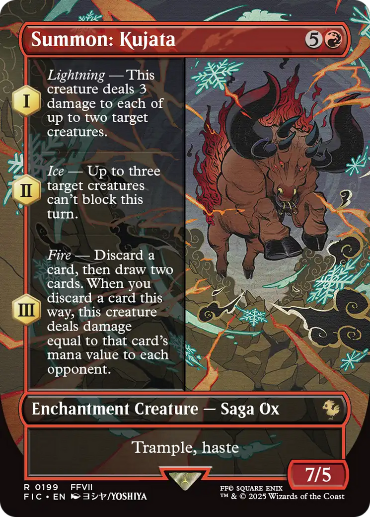 Summon: Kujata (Borderless) [FINAL FANTASY Commander] | Eastridge Sports Cards & Games