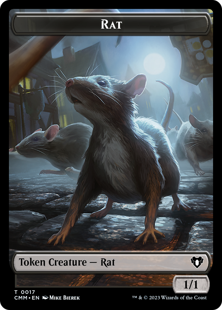 Rat Token [Commander Masters Tokens] | Eastridge Sports Cards & Games