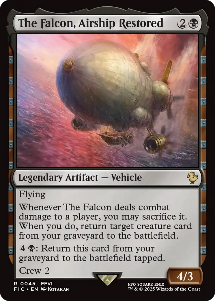 The Falcon, Airship Restored [FINAL FANTASY Commander] | Eastridge Sports Cards & Games