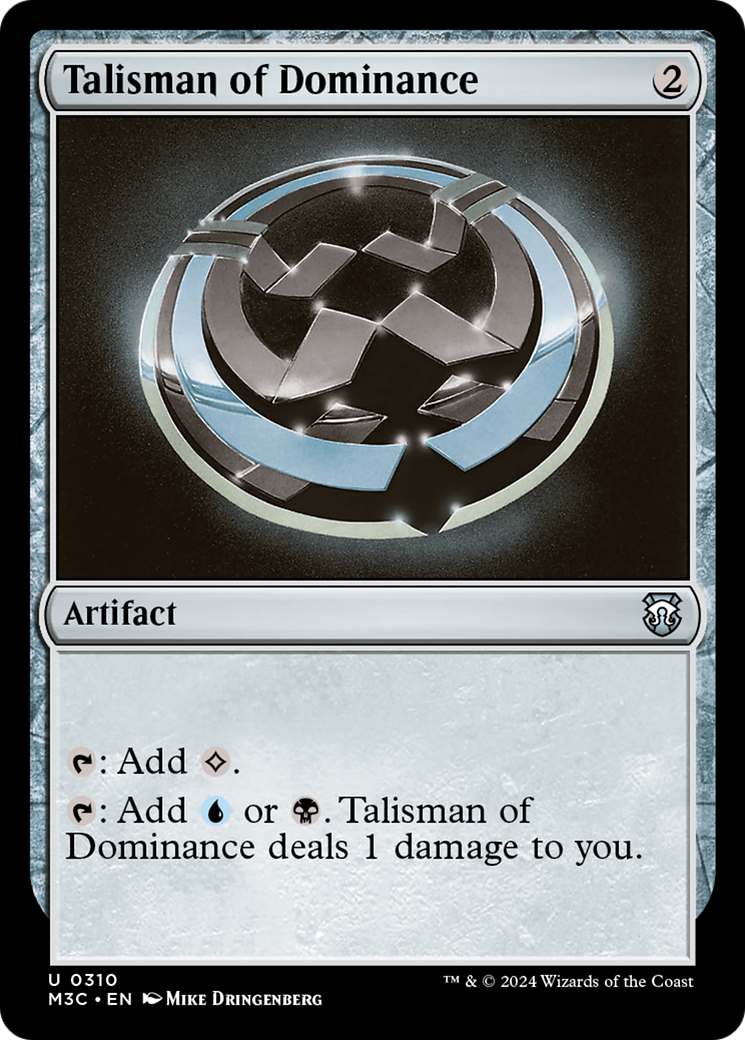 Talisman of Dominance (Ripple Foil) [Modern Horizons 3 Commander] | Eastridge Sports Cards & Games