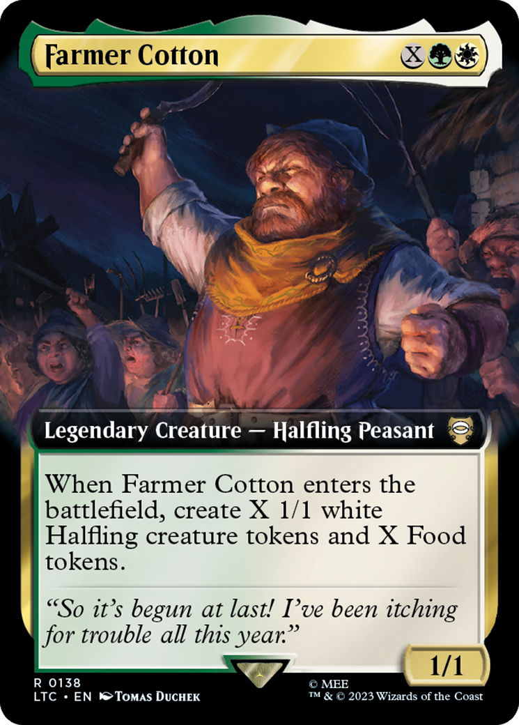 Farmer Cotton (Extended Art) [The Lord of the Rings: Tales of Middle-Earth Commander] | Eastridge Sports Cards & Games