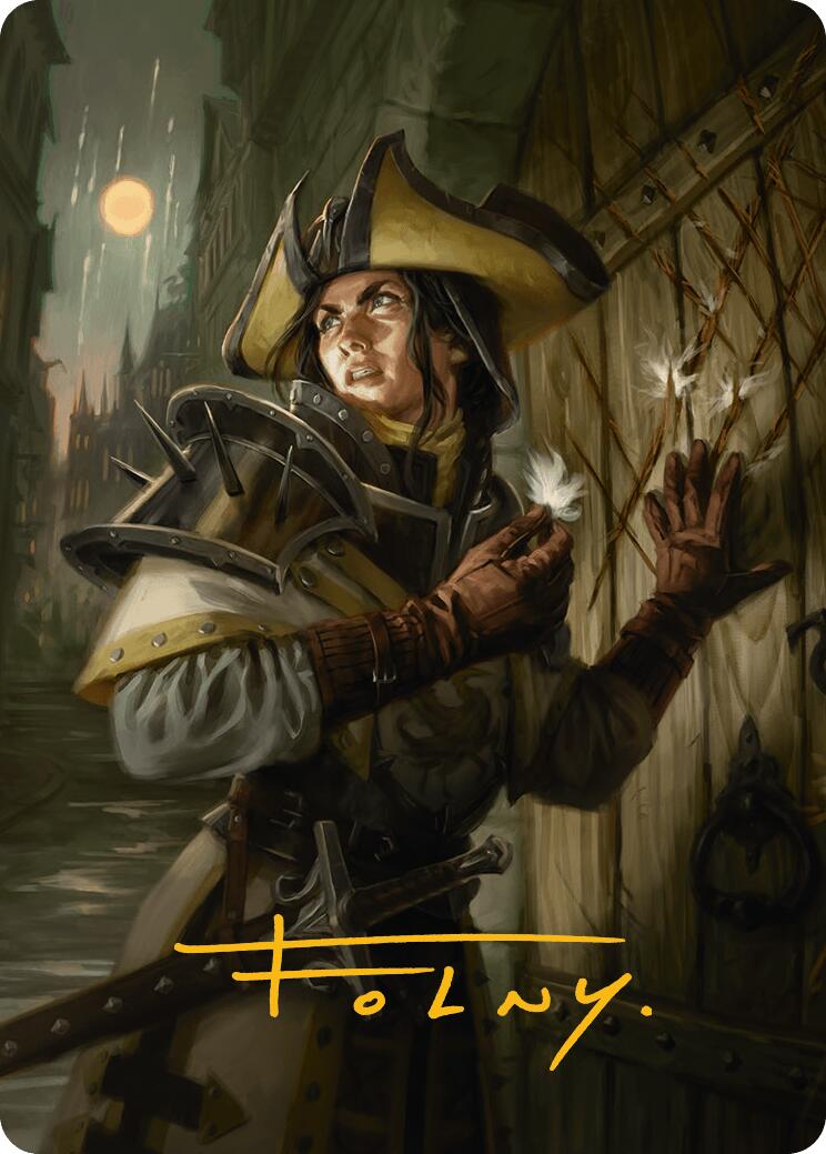 Thraben Inspector Art Card (Gold-Stamped Signature) [Innistrad Remastered Art Series] | Eastridge Sports Cards & Games