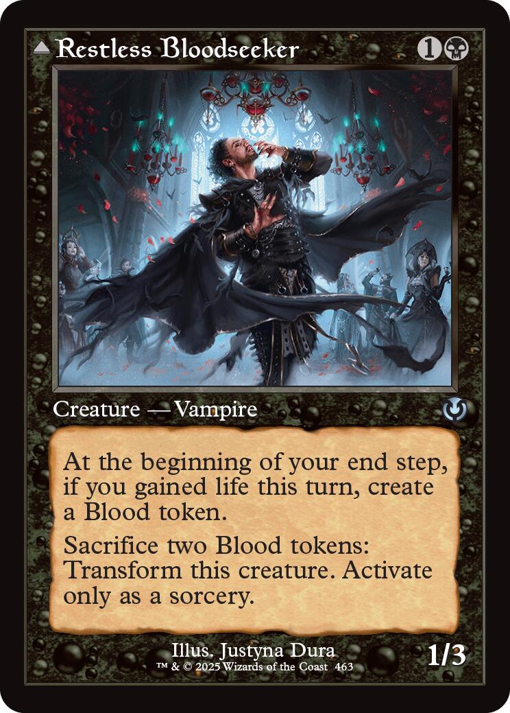 Restless Bloodseeker // Bloodsoaked Reveler (Retro Frame) [Innistrad Remastered] | Eastridge Sports Cards & Games