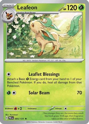 Leafeon (005/131) [Scarlet & Violet: Prismatic Evolutions] | Eastridge Sports Cards & Games