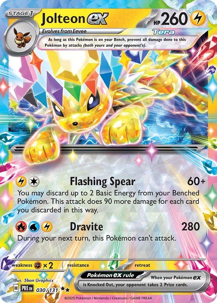 Jolteon ex (030/131) [Scarlet & Violet: Prismatic Evolutions] | Eastridge Sports Cards & Games