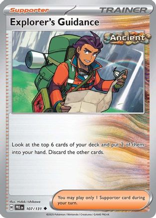Explorer's Guidance (107/131) [Scarlet & Violet: Prismatic Evolutions] | Eastridge Sports Cards & Games