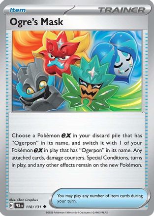 Ogre's Mask (118/131) [Scarlet & Violet: Prismatic Evolutions] | Eastridge Sports Cards & Games