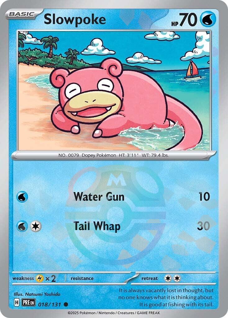 Slowpoke (018/131) (Master Ball Pattern) [Scarlet & Violet: Prismatic Evolutions] | Eastridge Sports Cards & Games
