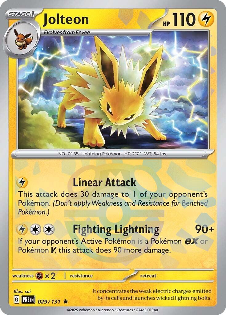 Jolteon (029/131) (Master Ball Pattern) [Scarlet & Violet: Prismatic Evolutions] | Eastridge Sports Cards & Games