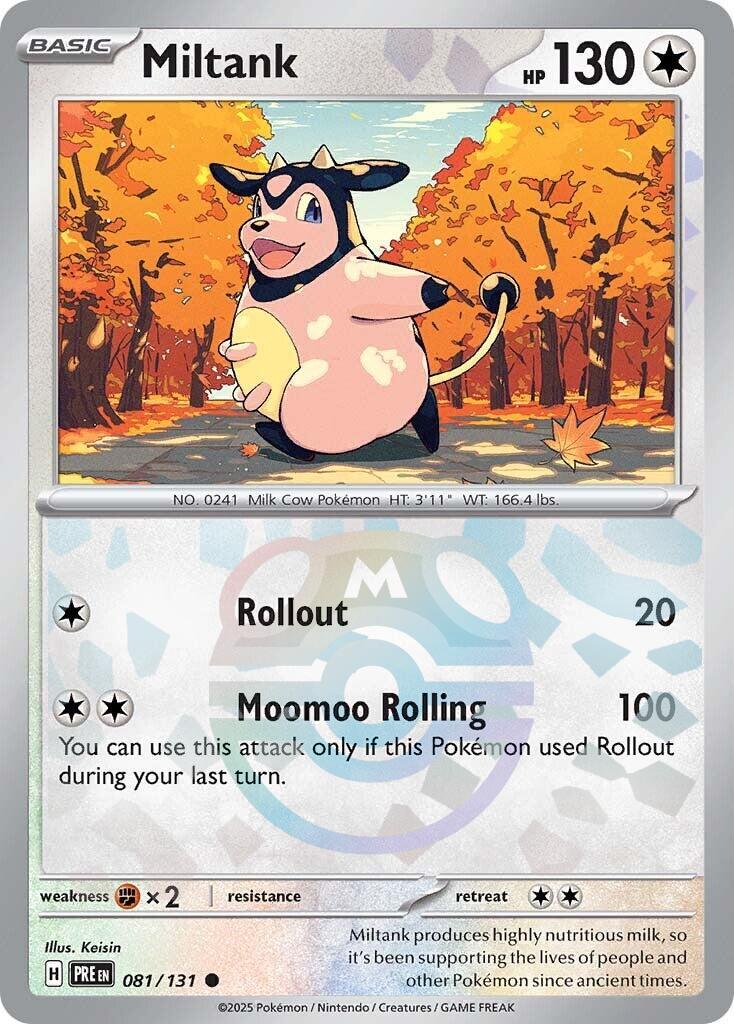 Miltank (081/131) (Master Ball Pattern) [Scarlet & Violet: Prismatic Evolutions] | Eastridge Sports Cards & Games