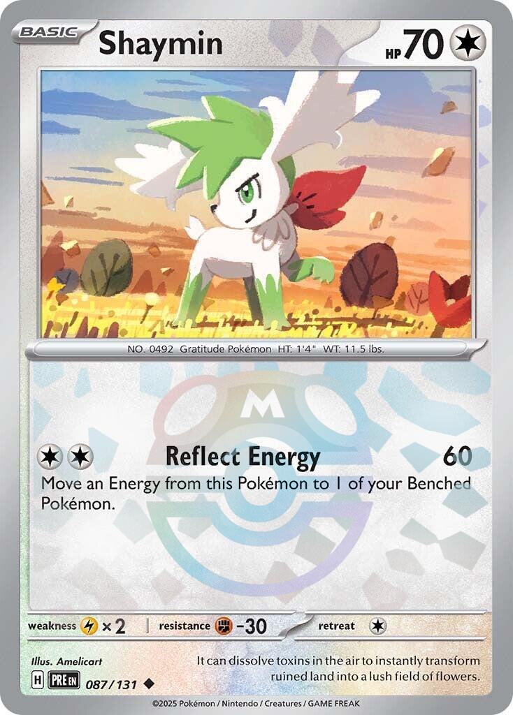 Shaymin (087/131) (Master Ball Pattern) [Scarlet & Violet: Prismatic Evolutions] | Eastridge Sports Cards & Games