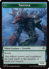 Treefolk // Emblem - Wrenn and Seven Double-Sided Token [Innistrad Remastered Tokens] | Eastridge Sports Cards & Games