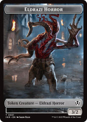 Eldrazi Horror // Human Soldier (0003) Double-Sided Token [Innistrad Remastered Tokens] | Eastridge Sports Cards & Games