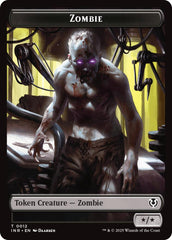 Zombie (0011) // Zombie (0012) Double-Sided Token [Innistrad Remastered Tokens] | Eastridge Sports Cards & Games