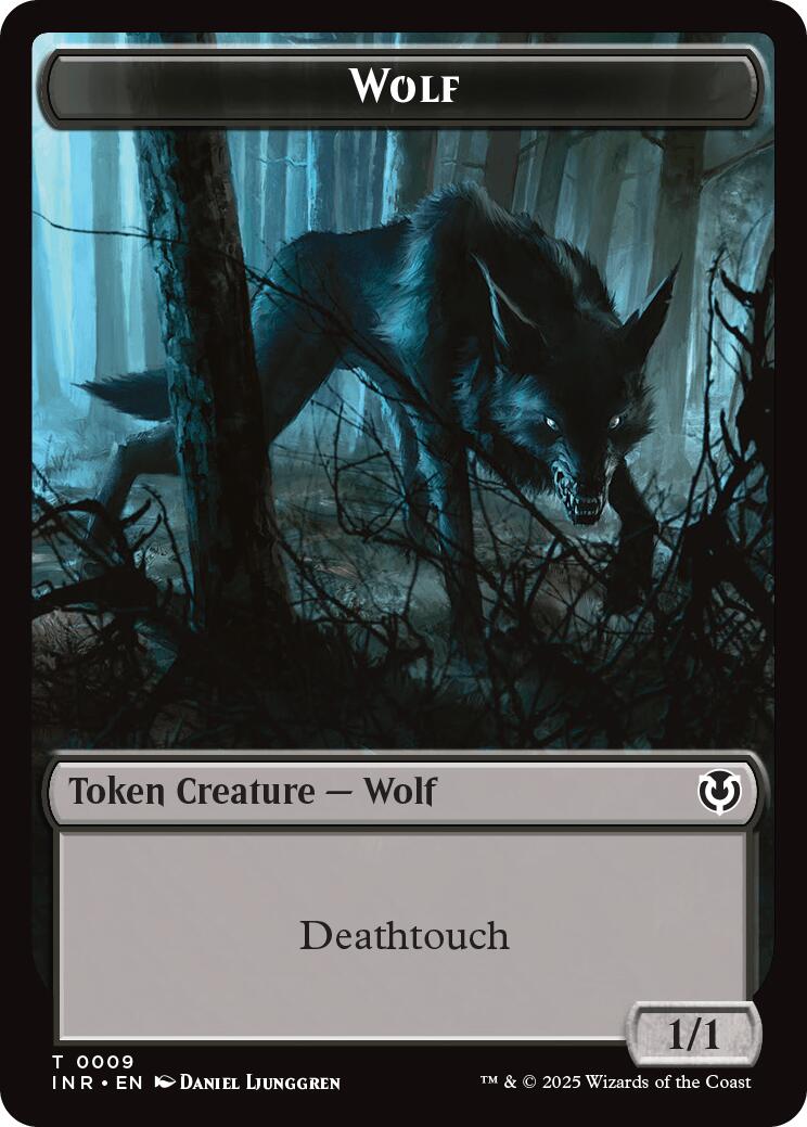 Wolf (0009) // Wolf (0018) Double-Sided Token [Innistrad Remastered Tokens] | Eastridge Sports Cards & Games