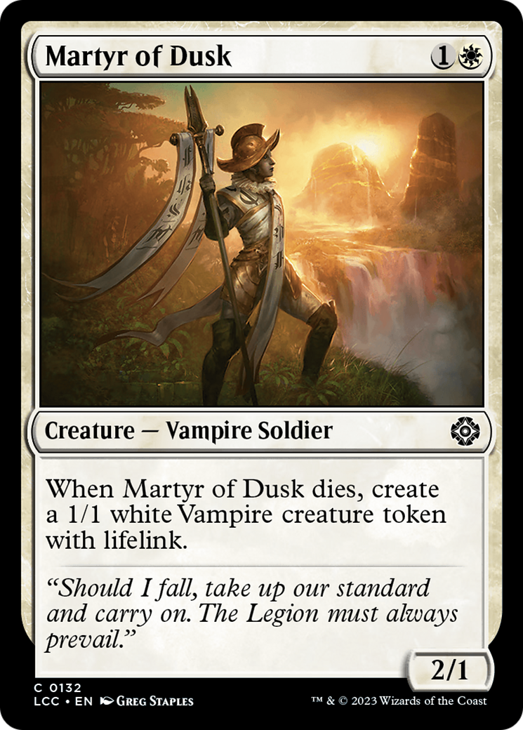 Martyr of Dusk [The Lost Caverns of Ixalan Commander] | Eastridge Sports Cards & Games
