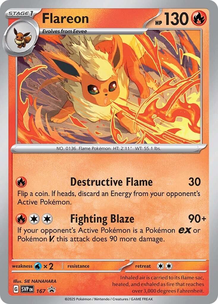 Flareon (SVP167) [Scarlet & Violet: Black Star Promos] | Eastridge Sports Cards & Games