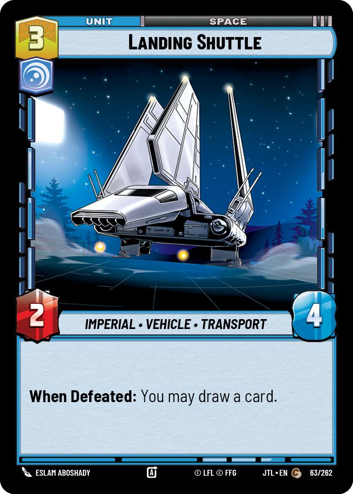 Landing Shuttle (63/262) (63/262) [Jump to Lightspeed] | Eastridge Sports Cards & Games