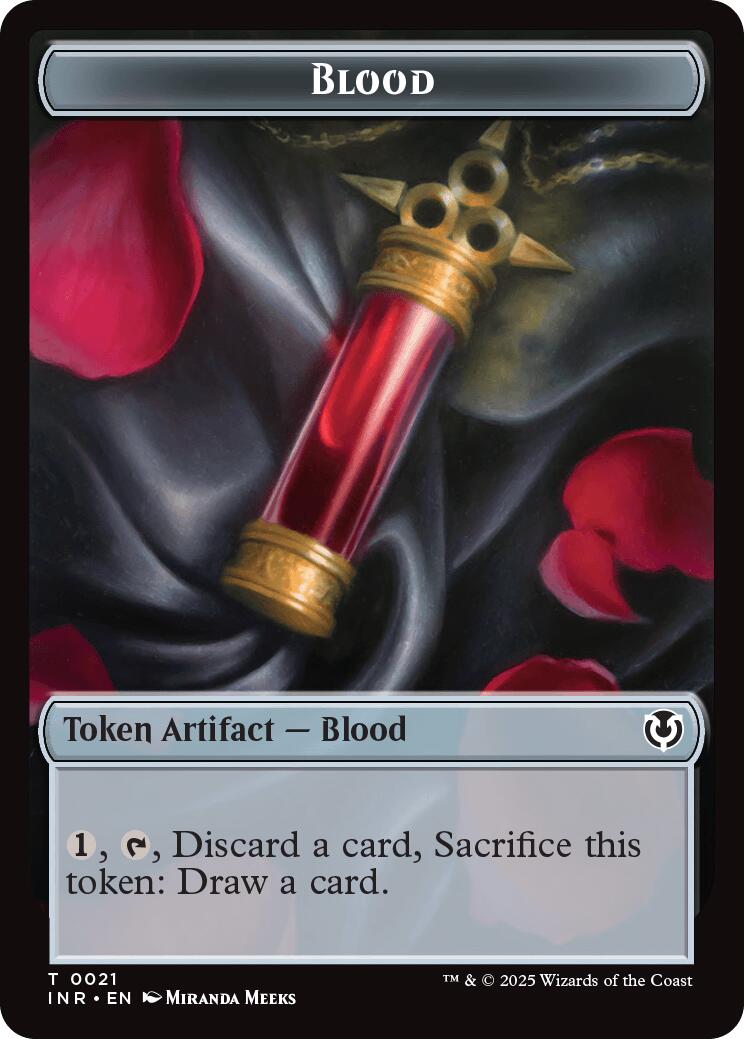 Blood // Vampire (0007) Double-Sided Token [Innistrad Remastered Tokens] | Eastridge Sports Cards & Games