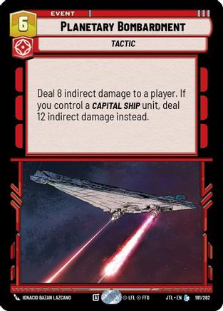 Planetary Bombardment (181/262) - Jump to Lightspeed