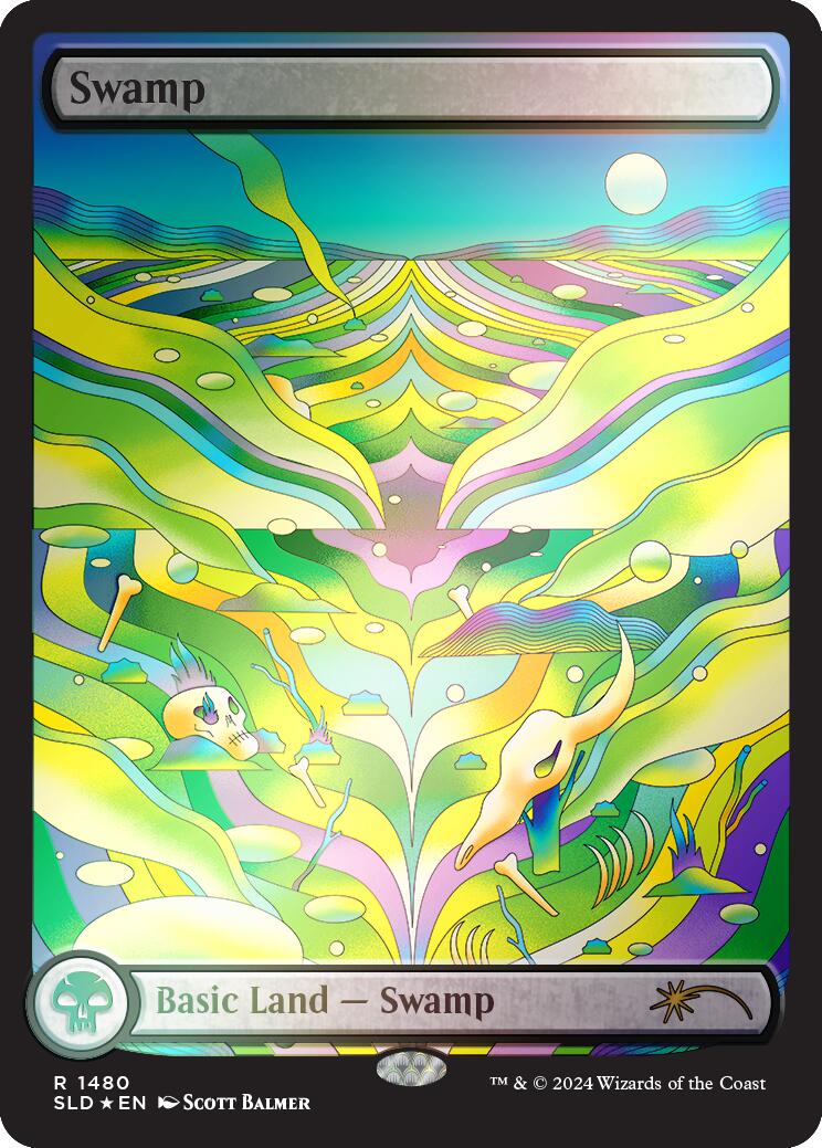 Swamp (1480) (Rainbow Foil) [Secret Lair Drop Series] | Eastridge Sports Cards & Games