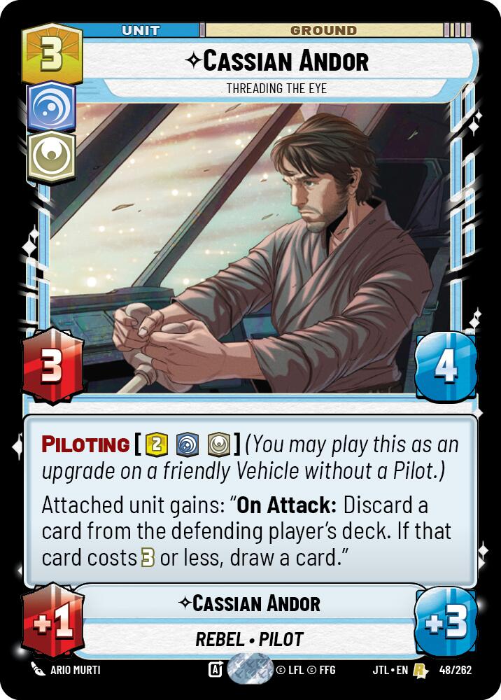 Cassian Andor - Threading the Eye (048/262) (048/257) [Jump to Lightspeed] | Eastridge Sports Cards & Games