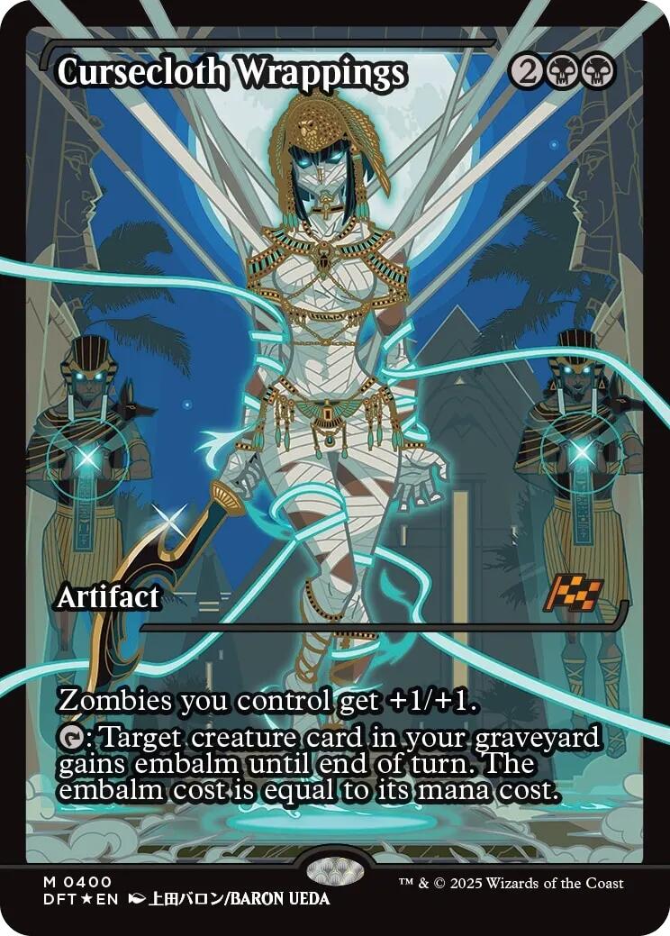 Cursecloth Wrappings (Showcase) (Japanese) [Aetherdrift] | Eastridge Sports Cards & Games