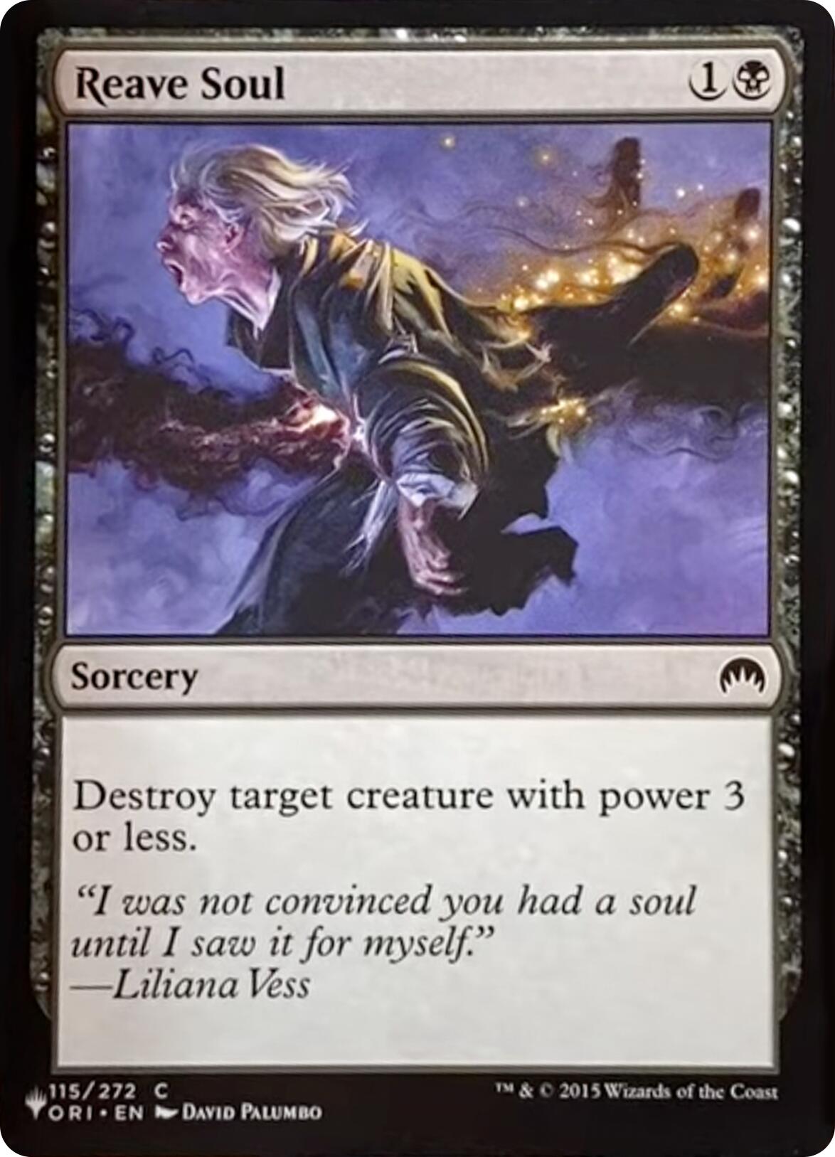 Reave Soul [The List] | Eastridge Sports Cards & Games