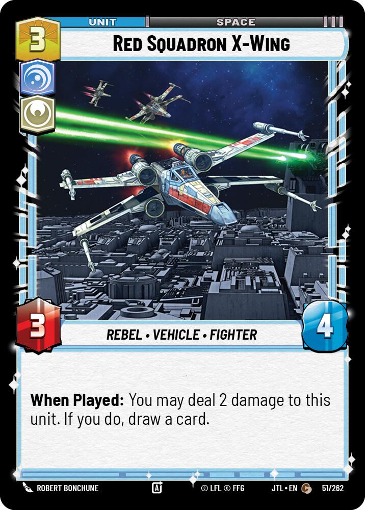 Red Squadron X-Wing (051/262) (051/257) [Jump to Lightspeed] | Eastridge Sports Cards & Games