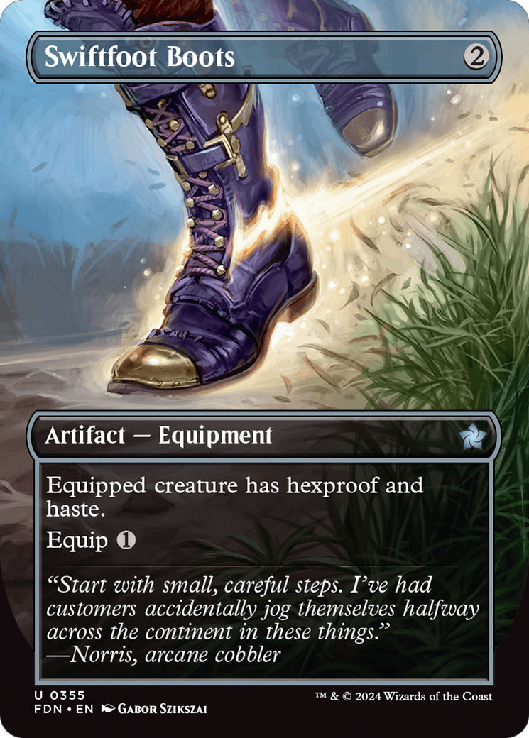 Swiftfoot Boots (Borderless) [Foundations] | Eastridge Sports Cards & Games