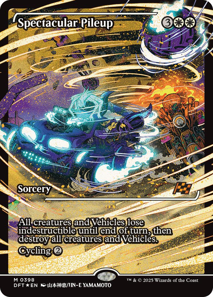 Spectacular Pileup (Showcase) (Japanese) [Aetherdrift] | Eastridge Sports Cards & Games