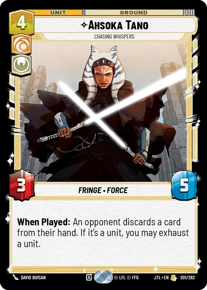 Ahsoka Tano - Chasing Whispers (201/252) (201/252) [Jump to Lightspeed] | Eastridge Sports Cards & Games