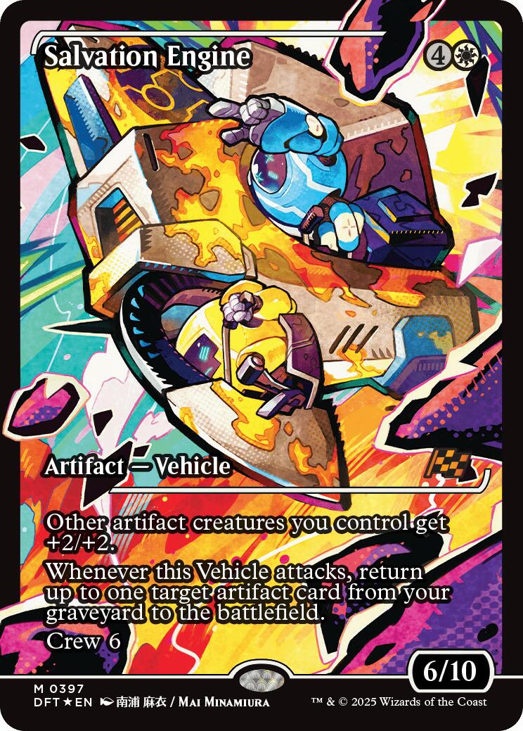 Salvation Engine (Showcase) (Japanese) [Aetherdrift] | Eastridge Sports Cards & Games