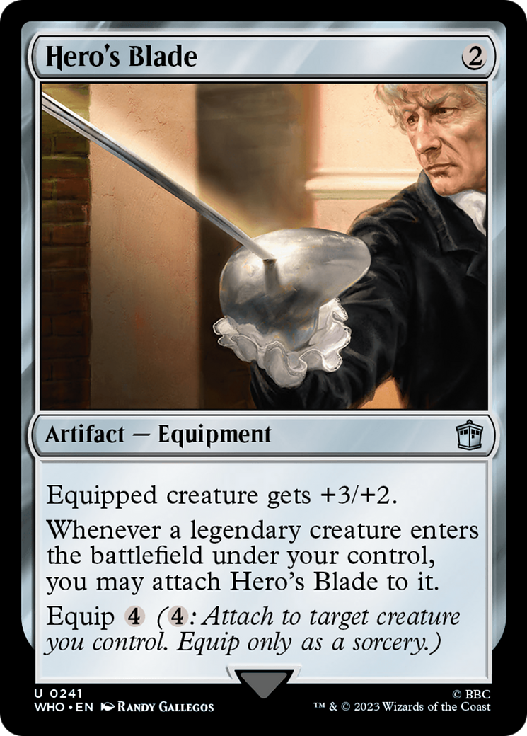 Hero's Blade [Doctor Who] | Eastridge Sports Cards & Games