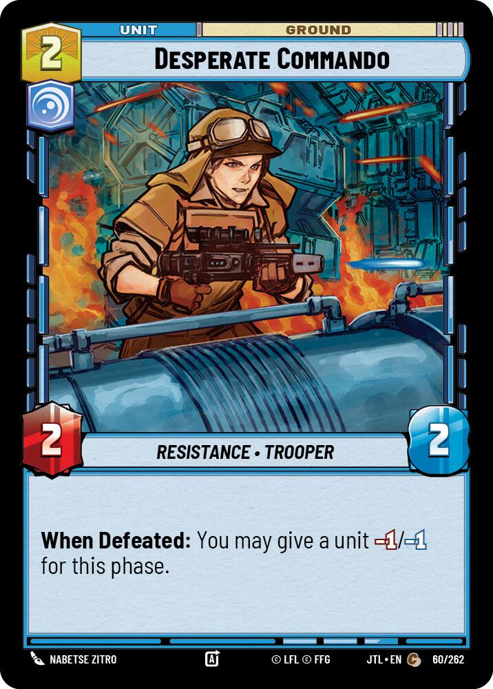 Desperate Commando (060/262) (060/257) [Jump to Lightspeed] | Eastridge Sports Cards & Games