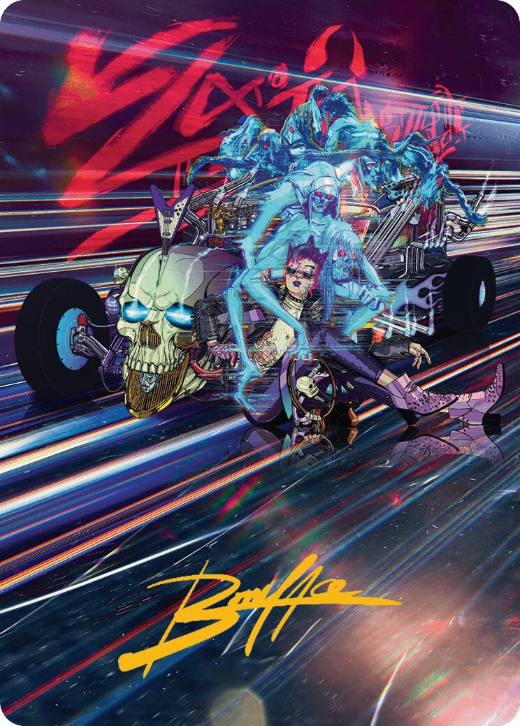 Midnight Mangler Art Card (Gold-Stamped Signature) [Aetherdrift Art Series] | Eastridge Sports Cards & Games