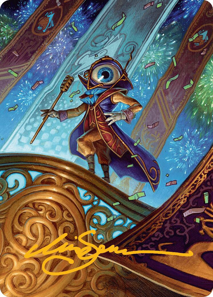 Vnwxt, Verbose Host Art Card (Gold-Stamped Signature) [Aetherdrift Art Series] | Eastridge Sports Cards & Games