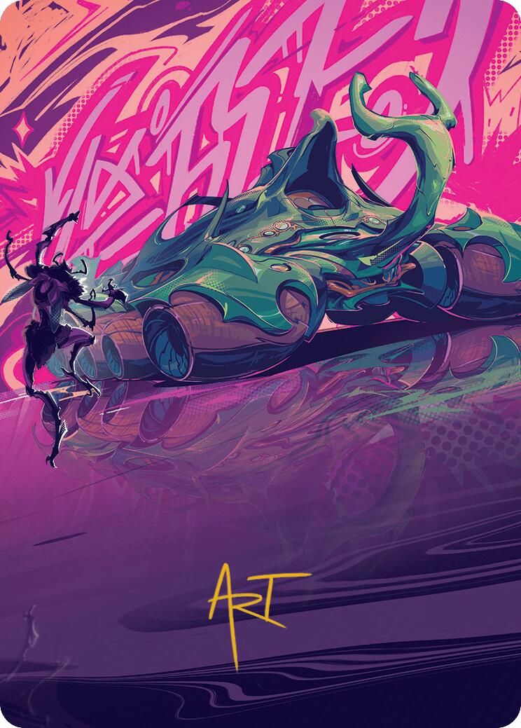 Earthrumbler Art Card (Gold-Stamped Signature) [Aetherdrift Art Series] | Eastridge Sports Cards & Games