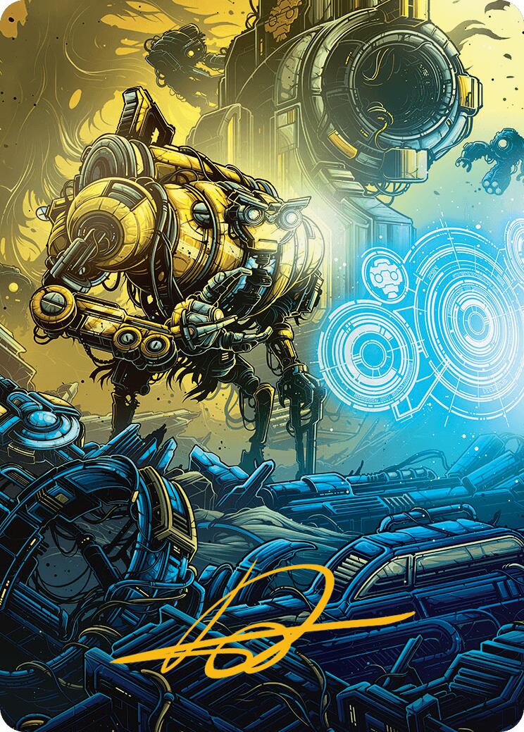 Mendicant Core, Guidelight Art Card (1/54) (Gold-Stamped Signature) [Aetherdrift Art Series] | Eastridge Sports Cards & Games