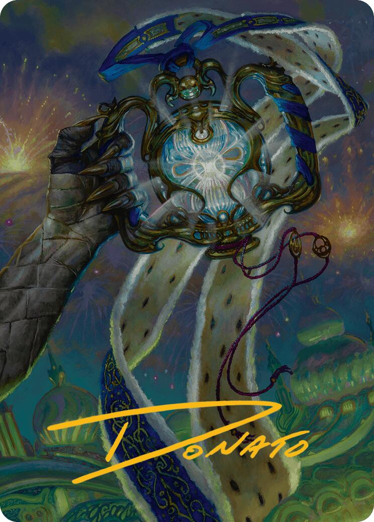 The Aetherspark Art Card (Gold-Stamped Signature) [Aetherdrift Art Series] | Eastridge Sports Cards & Games