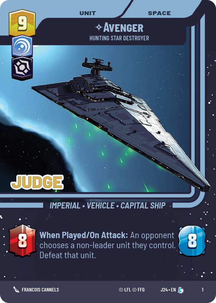 Avenger - Hunting Star Destroyer (1) (1) [Judge Promos] | Eastridge Sports Cards & Games