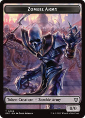 Zombie Army // Shapeshifter Double-Sided Token [Aetherdrift Tokens] | Eastridge Sports Cards & Games