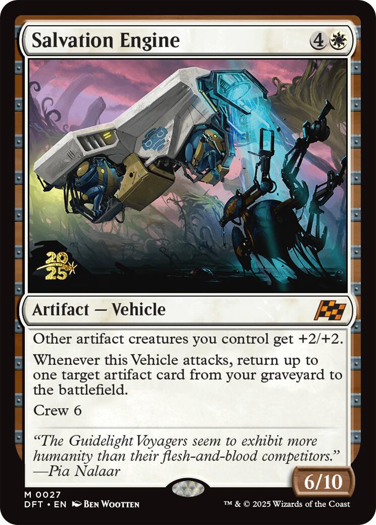 Salvation Engine [Aetherdrift Prerelease Promos] | Eastridge Sports Cards & Games