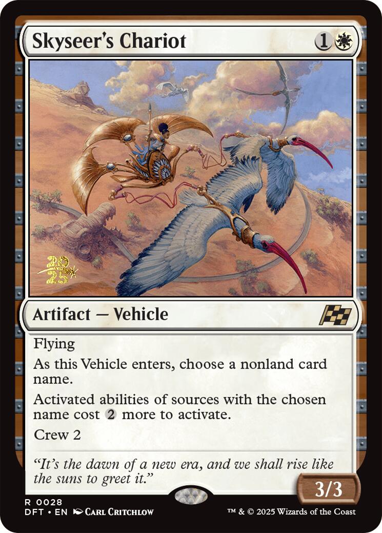 Skyseer's Chariot [Aetherdrift Prerelease Promos] | Eastridge Sports Cards & Games