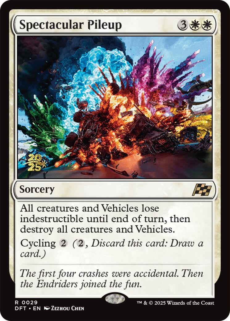 Spectacular Pileup [Aetherdrift Prerelease Promos] | Eastridge Sports Cards & Games