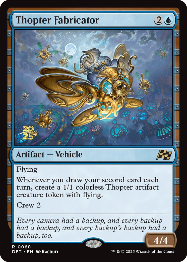 Thopter Fabricator [Aetherdrift Prerelease Promos] | Eastridge Sports Cards & Games
