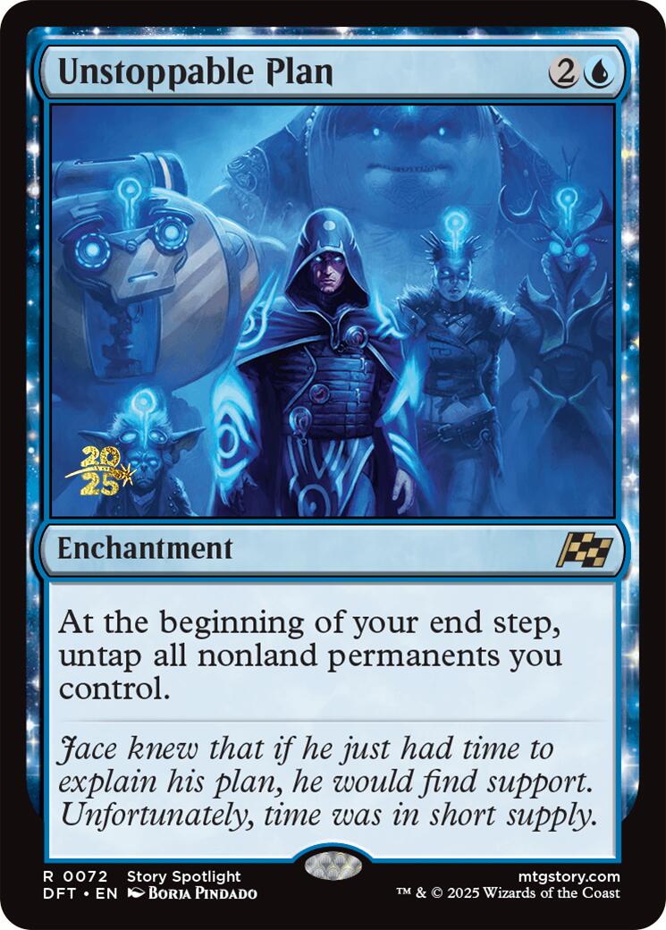Unstoppable Plan [Aetherdrift Prerelease Promos] | Eastridge Sports Cards & Games